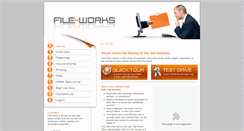 Desktop Screenshot of file-works.com